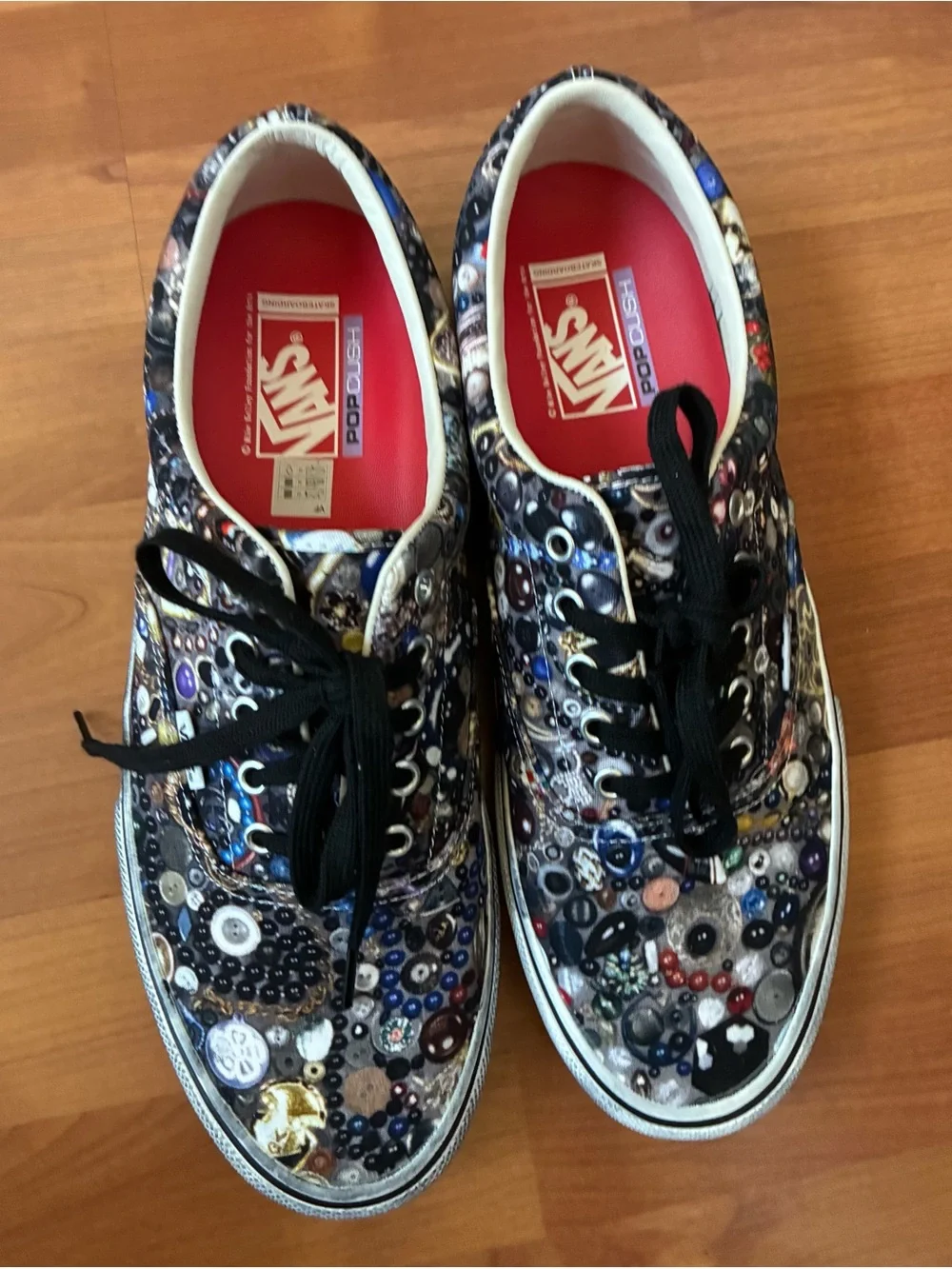 NEW Supreme x Mike Kelley x Vans Era 'Black' Sz 12